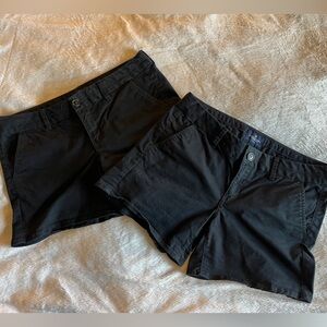 TWO (2) American Eagle Black Shorts Women’s Size 10